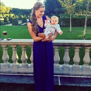 BCBG Royal blue gown size zero